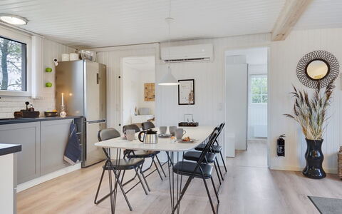 Corina - 100M from the Sea: Furniture, Interior Design, Flooring, Wood, Floor, Ceiling, Wood Flooring, Chair, Table, Lighting