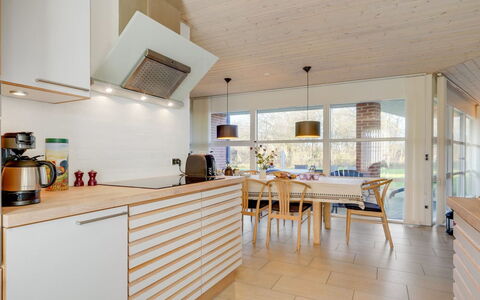 Fengur - 330M from the Sea: Interior Design, Flooring, Furniture, Kitchen, Countertop, Wood, Floor, Ceiling, Light Fixture, Wood Flooring