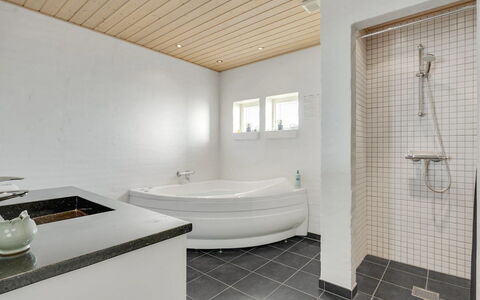 Fengur - 330M from the Sea: Flooring, Interior Design, Ceiling, Floor, Wood, Plumbing Fixture, Plumbing, Tap, Bathroom, Sink