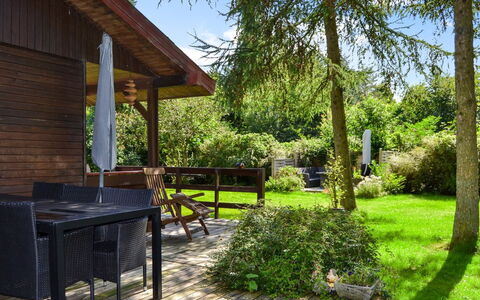 Hubertina - 30Km from the Sea: Wood, Shrub, Cottage, Garden, Hardwood, Shade, Porch, Wood Stain, Deck, Backyard