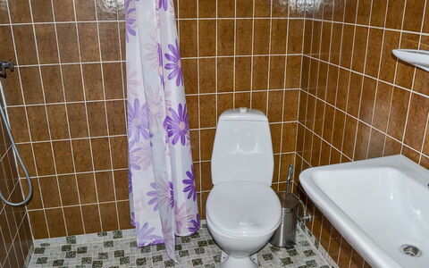 Amara: Bathroom, Toilet Seat, Plumbing Fixture, Toilet, Flooring, Floor, Interior Design, Plumbing, Sink, Tile