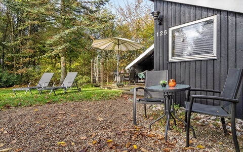 Elisabeta - 28Km from the Sea: House, Cottage, Roof, Garden Buildings, Shade, Shed, Backyard, Outdoor Furniture, Yard, Lawn
