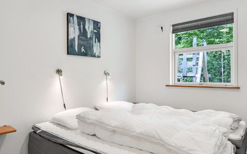 Manderup - 30Km from the Sea: Bed, Bedroom, Wood, Interior Design, Bed Sheet, Bedding, Furniture, Ceiling, Floor, Flooring
