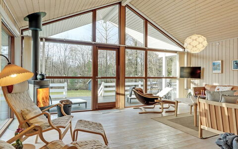 Swarte - 30Km from the Sea: Interior Design, Wood, Ceiling, Flooring, Furniture, Floor, Home, Living Room, Light Fixture, Chair