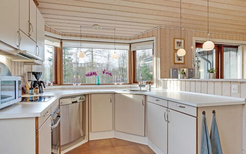 Swarte - 30Km from the Sea: Interior Design, Wood, Ceiling, Kitchen, Countertop, Light Fixture, Lighting, Home, Cabinetry, Flooring