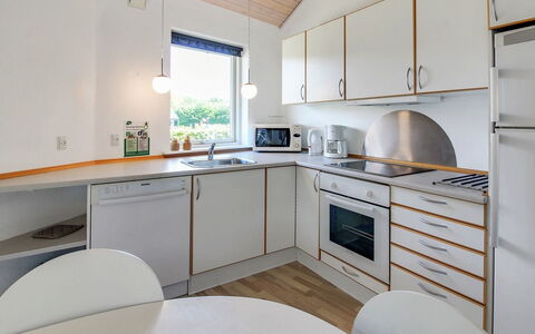 Jani - 25Km from the Sea: Interior Design, Flooring, Kitchen, Wood, Ceiling, Floor, Countertop, Light Fixture, Kitchen Appliance, Lighting