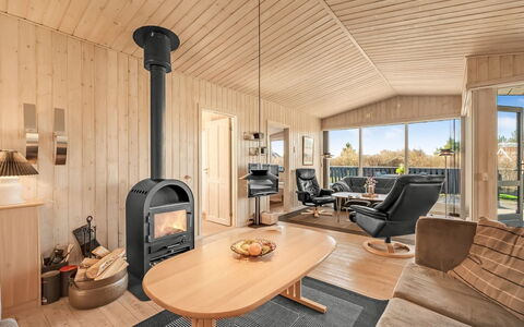 Benjamina - 530M to the Fjord: Furniture, Interior Design, Flooring, Wood, Floor, Ceiling, Wood Flooring, Chair, Table, Lighting