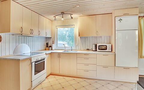 Leny - 450M to the Fjord: Flooring, Wood, Kitchen, Countertop, Interior Design, Floor, Cabinetry, Ceiling, Furniture, Kitchen Appliance