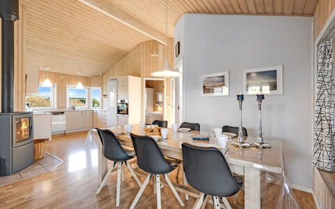 Ellis - 700M to the Fjord: Wood, Ceiling, Interior Design, Home, Furniture, Light Fixture, Room, Living Room, Kitchen & Dining Room Table, Cottage