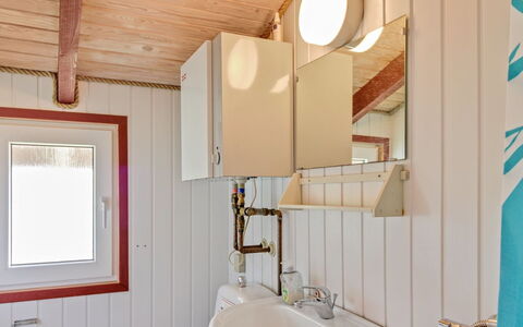 Annik - 980M to the Fjord: Wood, Interior Design, Plumbing Fixture, Ceiling, Flooring, Floor, Room, Tap, Bathroom Sink, Bathroom