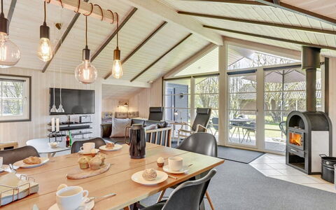 Martina - 560M to the Fjord: Furniture, Interior Design, Flooring, Wood, Floor, Ceiling, Wood Flooring, Chair, Table, Lighting