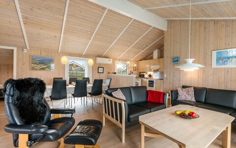 Tinka - 1.2Km to the Fjord: Furniture, Interior Design, Flooring, Wood, Floor, Ceiling, Wood Flooring, Chair, Table, Lighting