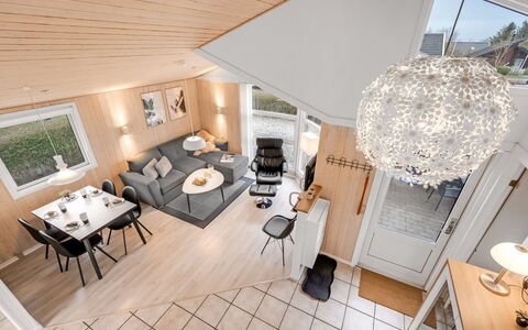 Marten - 1.2Km to the Fjord: Furniture, Interior Design, Flooring, Wood, Floor, Ceiling, Wood Flooring, Chair, Table, Lighting