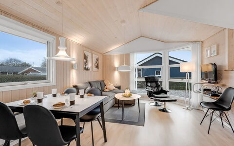 Marten - 1.2Km to the Fjord: Furniture, Interior Design, Flooring, Wood, Floor, Ceiling, Wood Flooring, Chair, Table, Lighting
