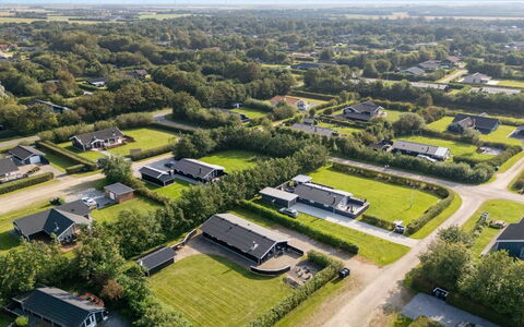 Robertha - 800M to the Fjord: Residential Area, Landscape, Bird'S-Eye View, Plain, Land Lot, Aerial Photography, Home, Urban Design, Suburb, Rural Area