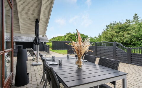 Chermeine - 1.2Km to the Fjord: Furniture, Wood, Outdoor Furniture, Chair, Outdoor Table, Table, Shade, Kitchen & Dining Room Table, Deck, Porch