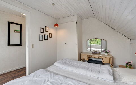Earline - 900M to the Fjord: Furniture, Wall, Interior Design, Bedroom, Bed, Wood, Ceiling, Floor, Flooring, Bed Sheet