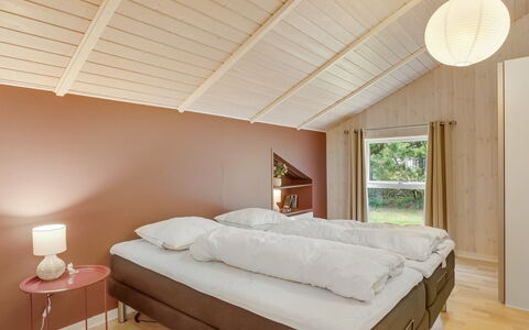 Sæby 670: Interior Design, Wood, Floor, Flooring, Ceiling, Furniture, Bed, Bedroom, Textile, Room