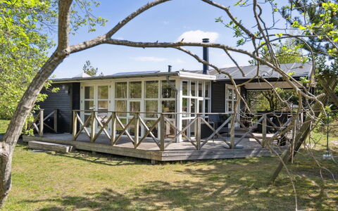 Olof - 100M from the Sea: Roof, Home, Door, Cottage, Shade, Siding, Yard, Estate, Backyard