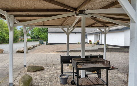 Skarthi - 20Km from the Sea: Blue, Shrub, Cottage, Groundcover, Garden, Estate, Shade, Landscaping, Farmhouse, Eco Hotel