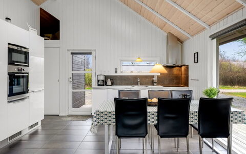 Ketilbiorn - 1.2Km to the Fjord: Ceiling, Wood, Kitchen, Interior Design, Flooring, Countertop, Floor, Light Fixture, Home, Room