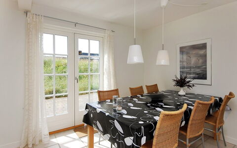 Alita - 1.2Km from the Sea: Furniture, Interior Design, Chair, Flooring, Table, Wood, Floor, Ceiling, Dining Room, Kitchen & Dining Room Table