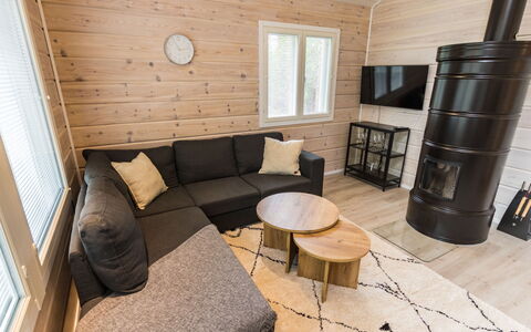 Villa Galdu B: Cottage, House, Home, Garden Buildings, Siding, Log Cabin, Farmhouse, Estate, Shed, Yard