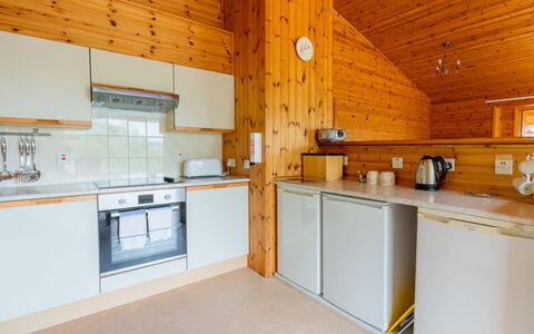 Drumnadrochit 120: Cabinetry, Countertop, Kitchen Appliance, Kitchen, Wood, Kitchen Stove, Interior Design, Flooring, Floor, Building