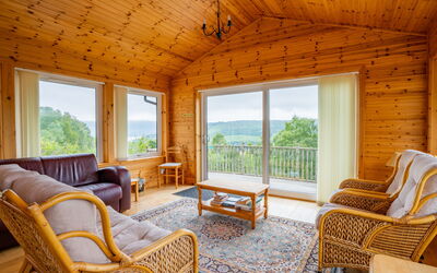Drumnadrochit 120: Property, Furniture, Window, Building, Plant, Wood, Interior Design, Table, Tree, Architecture
