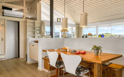 Sigrid - 400M from the Sea: Interior Design, Flooring, Furniture, Wood, Ceiling, Floor, Light Fixture, Room, Kitchen, Lighting