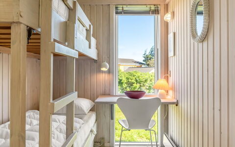 Sigrid - 400M from the Sea: Wood, Interior Design, Ceiling, Floor, Wood Stain, Bedroom, Bed, Light Fixture, Chair, Hardwood