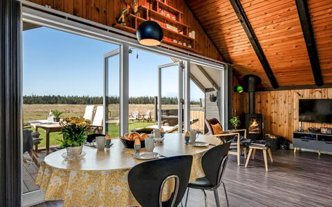 Agnesa - 1.5Km from the Sea: Wood, Home, Cottage, Siding, Ceiling, Light Fixture, Garden Buildings, Chair, Porch, Kitchen & Dining Room Table