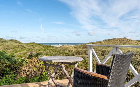 Ejvind - 100M from the Sea: Furniture, Outdoor Furniture, Sea, Chair, Ocean, Outdoor Table, Coast, Eco Hotel, Balcony, Porch