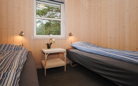 Tamika - 950M from the Sea: Wall, Bedroom, Wood, Floor, Bed, Flooring, Bed Sheet, Interior Design, Bedding, Ceiling