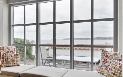 Pauliina - 10M to the Fjord: Interior Design, Floor, Flooring, Glass, Furniture, Room, Daylighting, Cushion, Living Room