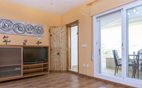 Peñismar Ii: Furniture, Property, Door, Wood, Interior Design, Architecture, Living Room, Wood Stain, Floor, Building