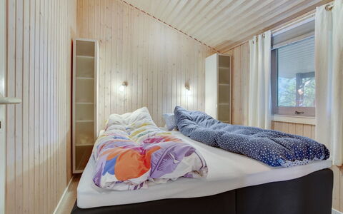 Aletha - 180M from the Sea: Interior Design, Wood, Ceiling, Bedroom, Textile, Flooring, Furniture, Bed, Floor, Room
