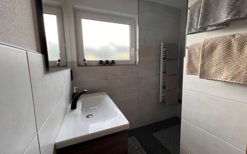 Hettegg Lehen: Tap, Sink, Plumbing Fixture, Building, Bathroom Sink, Bathroom, Window, Interior Design, Floor