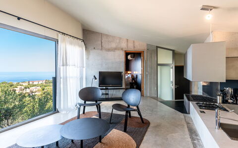Casa Suprana: Property, Table, Furniture, Building, Wood, Lighting, Living Room, Interior Design, Floor, Flooring
