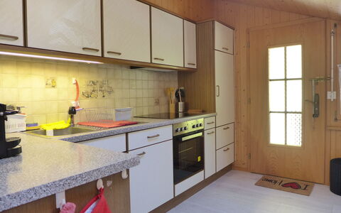 Chalet Vamika: Cabinetry, Countertop, Property, Furniture, Building, Sink, Tap, Kitchen Stove, Kitchen Appliance, Kitchen