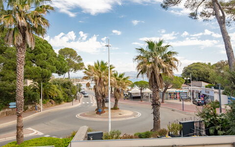 Le Cyrnos: Cloud, Plant, Sky, Daytime, Tree, Road Surface, Vegetation, Arecales, Urban Design, Asphalt