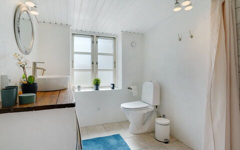 Gyril - 100M from the Sea: Bathroom, Plumbing Fixture, Wall, Flooring, Floor, Interior Design, Sink, Tap, Plumbing, Bathroom Sink
