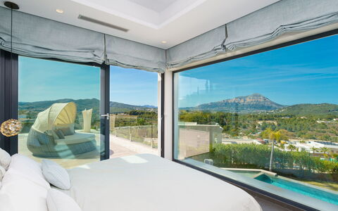 Villa Adonia: Sky, Building, Property, Water, Plant, Azure, Swimming Pool, Architecture, Tree, Condominium