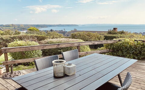 Frithger - 300M from the Sea: Furniture, Outdoor Furniture, Table, Wood, Chair, Outdoor Table, Kitchen & Dining Room Table, Hardwood, Shade, Deck