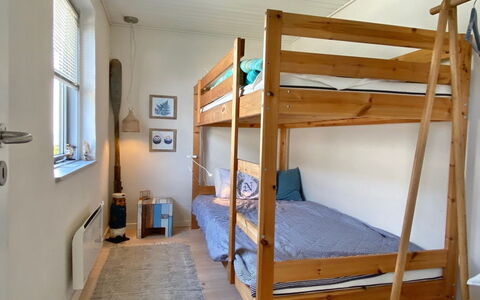 Frithger - 300M from the Sea: Furniture, Flooring, Floor, Wood, Interior Design, Bunk Bed, Bedroom, Bed, Ceiling, Room
