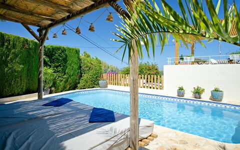 Villa la Colina: Water, Plant, Sky, Property, Swimming Pool, Azure, Shade, Outdoor Furniture, Tree, Leisure