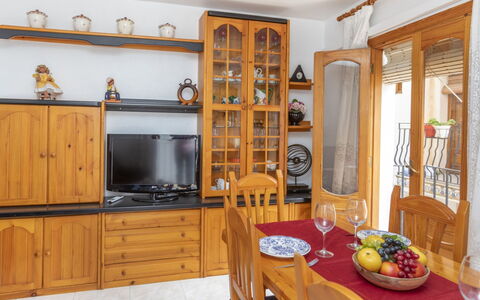 Castell: Cabinetry, Furniture, Property, Table, Wood, Interior Design, Shelf, Kitchen, Shelving, Living Room