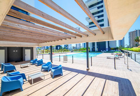 Calpe Calp 1126: Apartment, Composite Material, Condominium, Commercial Building, Swimming Pool, Resort, Shade, Hotel, Skyscraper