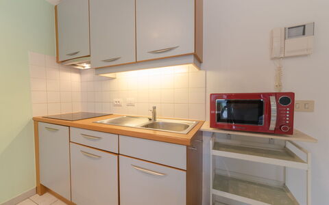 Ter Duinen with Parking: Cabinetry, Countertop, Property, Kitchen Sink, Building, Kitchen Appliance, Kitchen Stove, Sink, Kitchen, Home Appliance