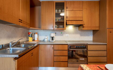 Vallegra: Brown, Countertop, Cabinetry, Kitchen Sink, Furniture, Property, Sink, Building, Kitchen, Wood